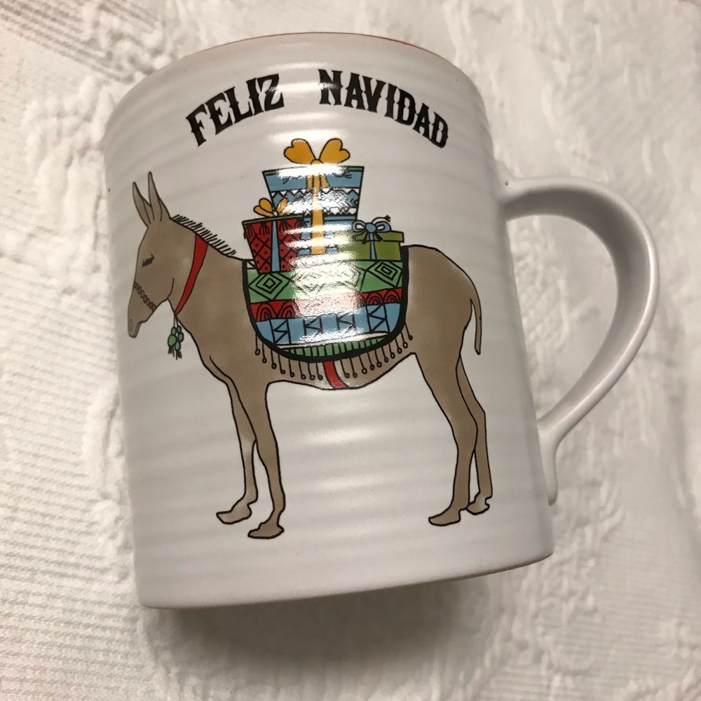 A vintage Spectrum Design Feliz Navidad Merry Christmas Mug